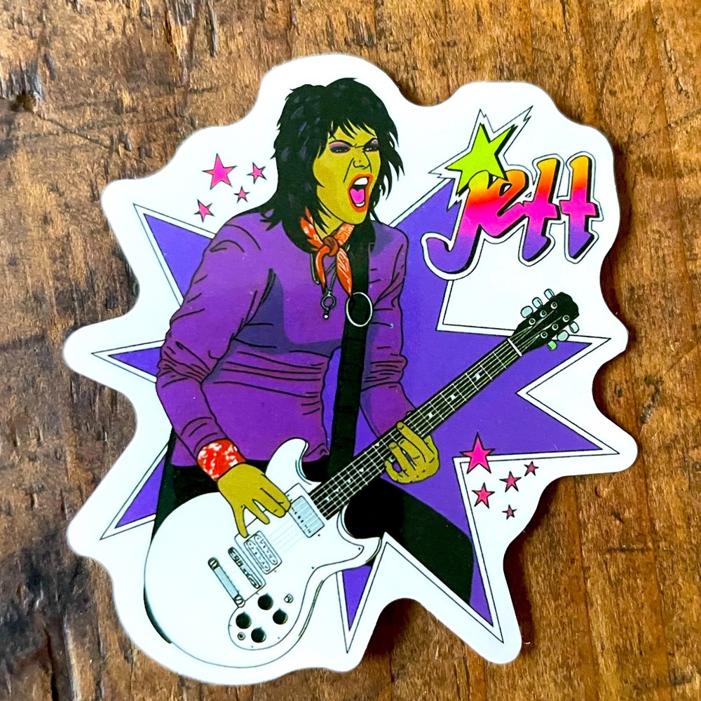 Vintage Inspired Joan Jett Jem & the Holograms Sticker🖤